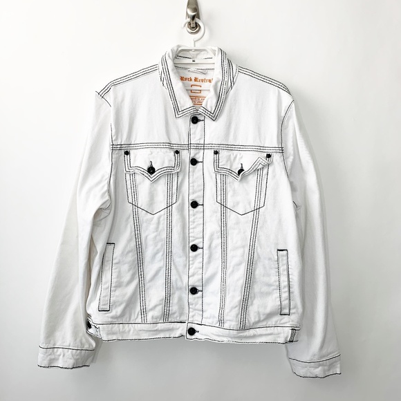 rock revival mens jean jacket